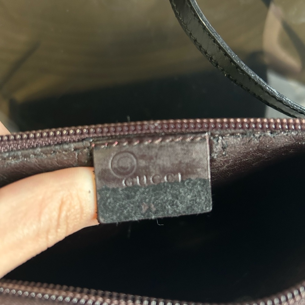 Gucci Bamboo Vinyl Transparent Shoulder Bag with Gucci pouch - Picture 15 of 17